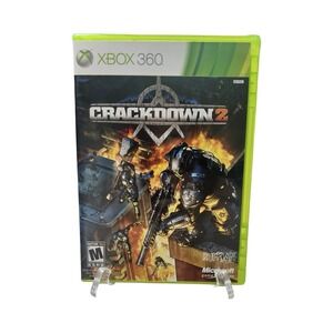 Crackdown 2 (Microsoft Xbox 360, 2010) CIB W/ Poster Tested